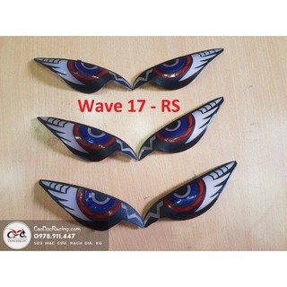 SIÊU RẺ - Mica chế Audi giả mắt cú Wave RS - Alpha