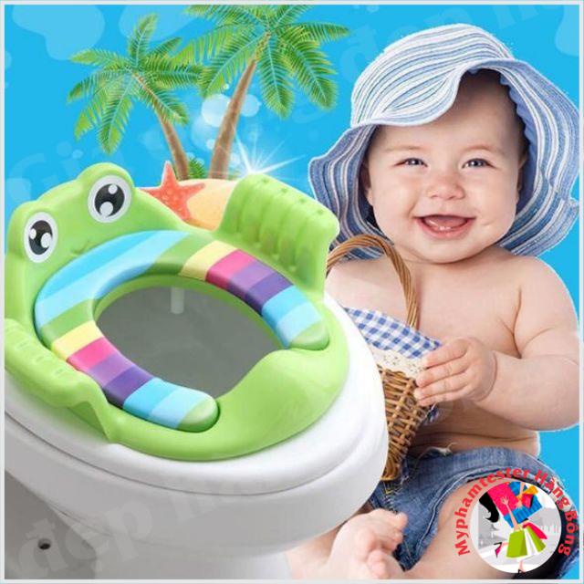 Lót bệt cầu vồng có tay vịn cho bé 1-5 tuổi