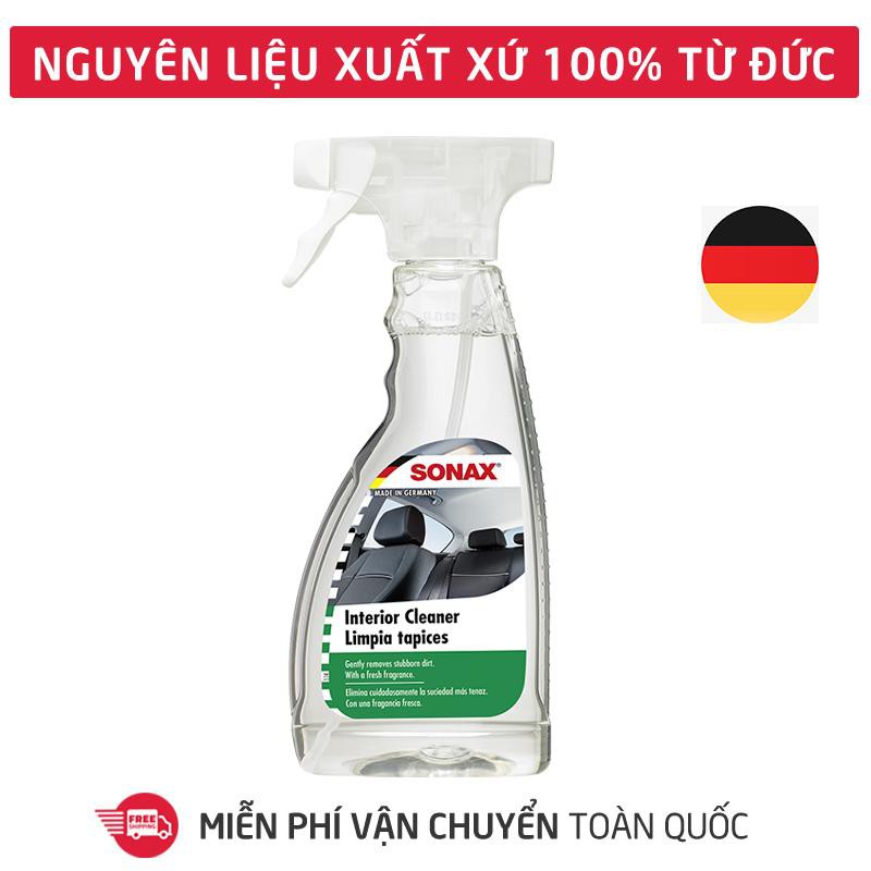 Sonax CarInterior Cleaner giặt sạch da ghế Dung dịch làm sạch nội thất ô tôi, trần xe, tay nắm xe đệm sofa_SN-321200