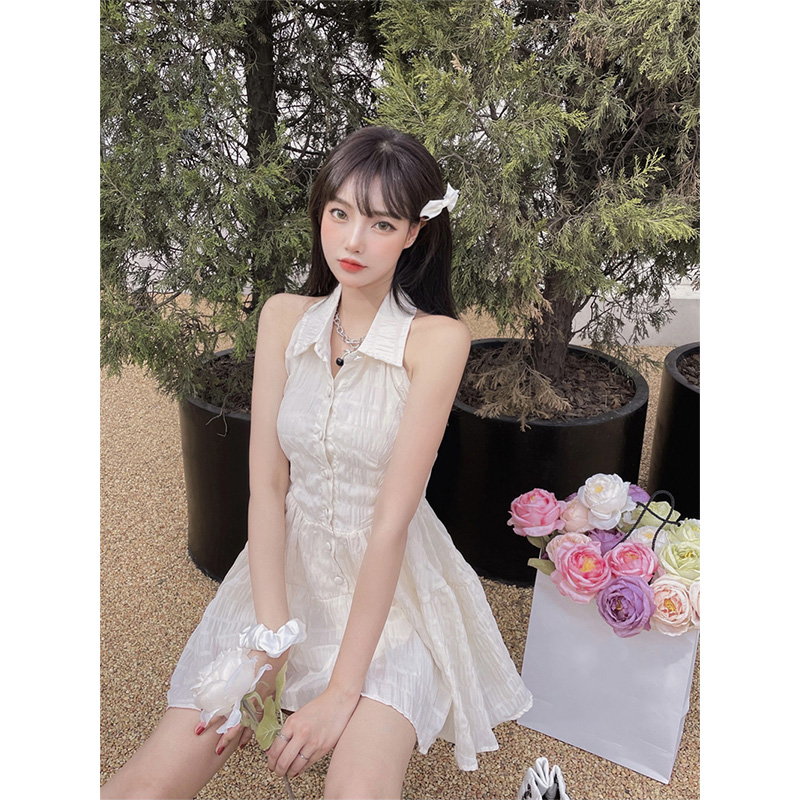 Đầm Xòe Hai Dây Phong Cách Retro Quyến Rũ Cho Nữ | BigBuy360 - bigbuy360.vn