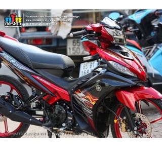 Tem rời yamaha exciter 135 lc 2022 đỏ đen