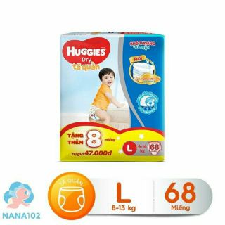 Tã quần Huggies size  /L68 XL 62