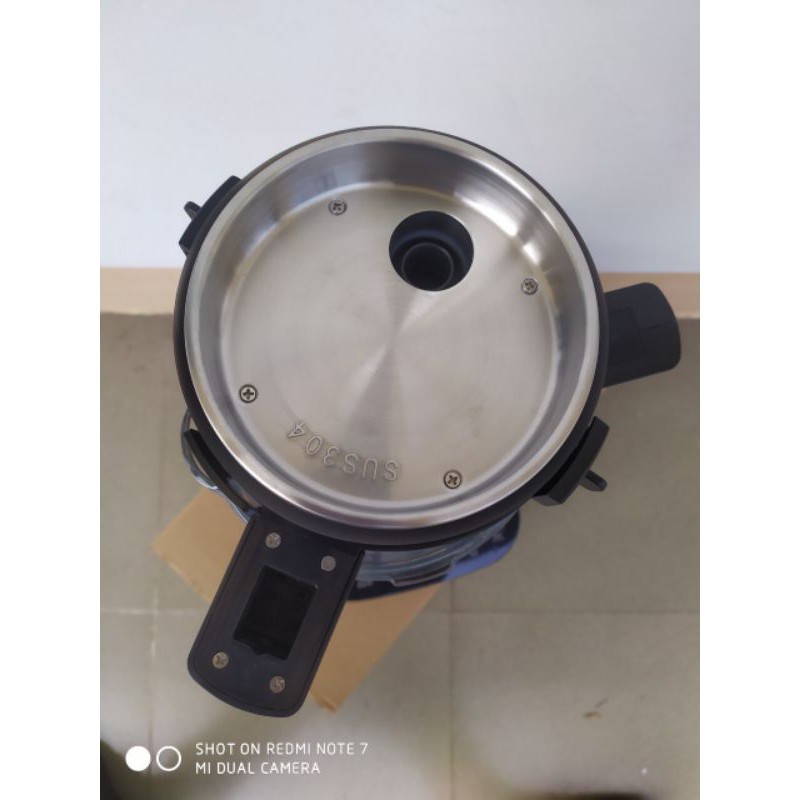 Máy làm sữa hạt Ranbem 735i phiên bản nâng cấp với nắp innox chống tràn có hdsd tiếng việt