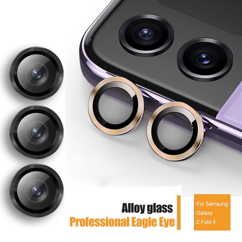 Set 2 Kính Cường Lực Bảo Vệ Ống Kính Máy Ảnh Điện Thoại Samsung Galaxy Z Flip 4 Series HD Trong Suốt