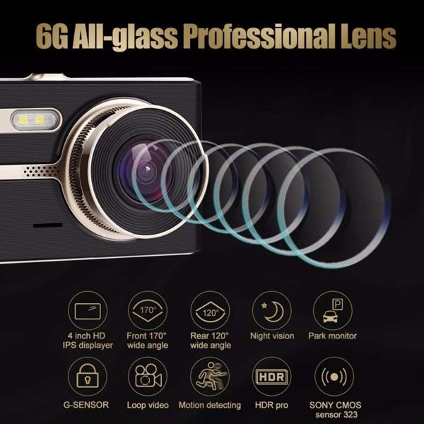 [Mã 44ELSALE2 giảm 7% đơn 300K] Camera Hành Trình X003 FULL HD 1080 Màn Hình 4.0 - Hàng Nhập Khẩu