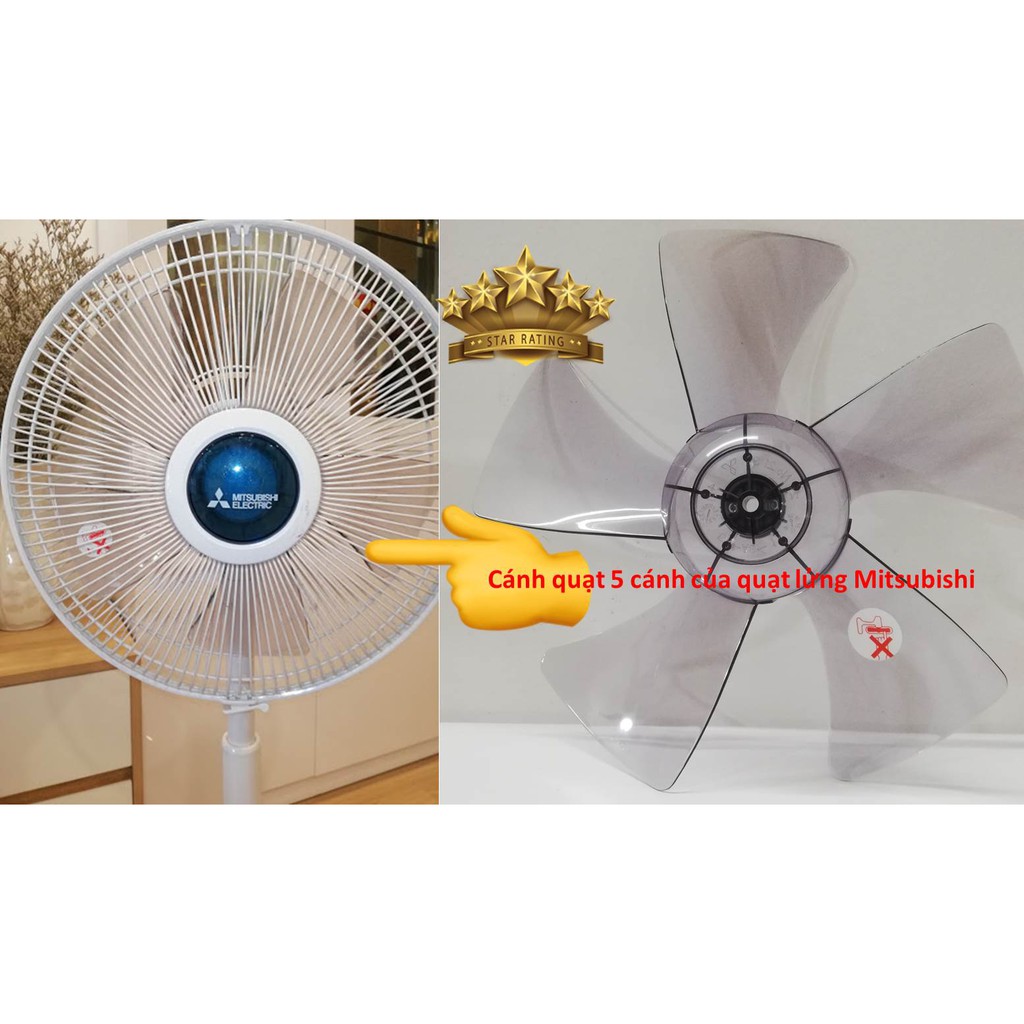 Cánh quạt 5 cánh Mitsubishi R30-HRR chính hãng