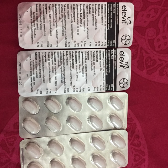 Vitamin elevit dành cho bà bầu và sau sinh