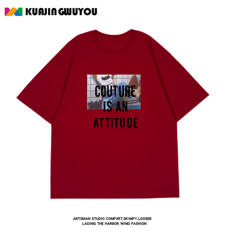 Áo Thun Tay Ngắn Cổ Tròn Dáng Rộng Thời Trang Mùa Hè Cho Nam Size M-8XL