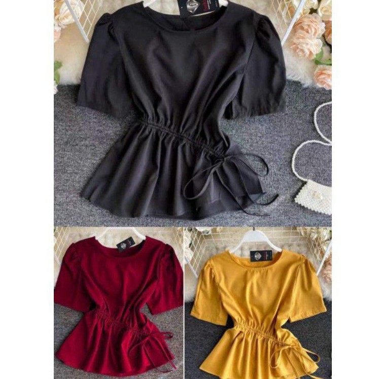60-85kg Bigsize ÁO PEPLUM RÚT XINH XẮN NHIỀU MÀU GIÁ RẺ