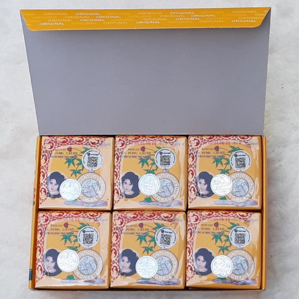 Set 12 hộp Kem sâm vàng Dưỡng Trắng Ngọc Trai Korean Extra Pearl Cream 5g