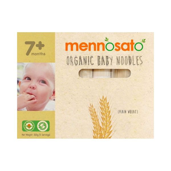 Mì Rau Củ Hữu Cơ Cho Bé Vị Lúa Mì MenNoSato 200g - Xuất xứ Malaysia