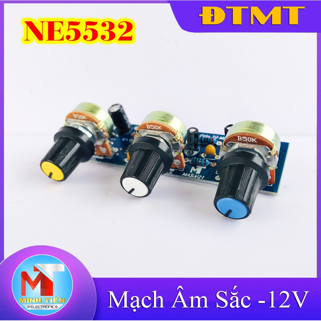 MẠCH CHỈNH ÂM SẮC NE5532 - 12V ĐƠN