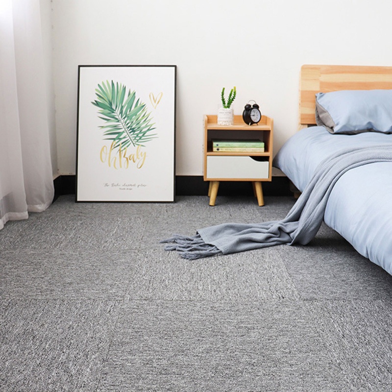 Thảm Lót Sàn Hình Vuông Mềm Mại Chống Trượt An Toàn Cho Phòng Ngủ / Văn Phòng