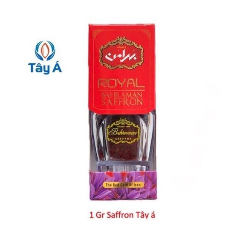 Nhụy hoa nghệ tây IRAN(Mua 1gram tặng 1 bình thủy tinh_Saffron Bahraman Super Negin)