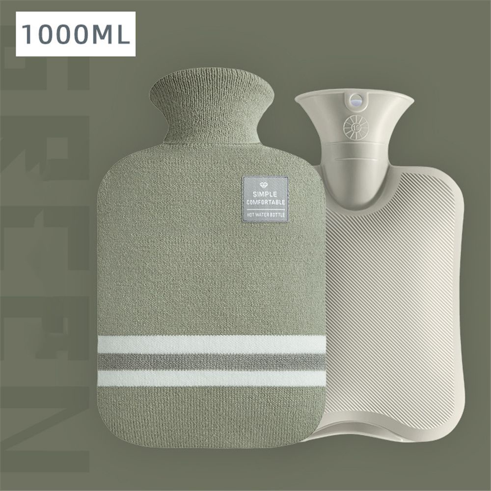 CHOOKEY Túi sưởi ấm mini di động bằng silica gel có vỏ bọc bình nước nóng lạnh nhiều màu sắc cho phòng khách