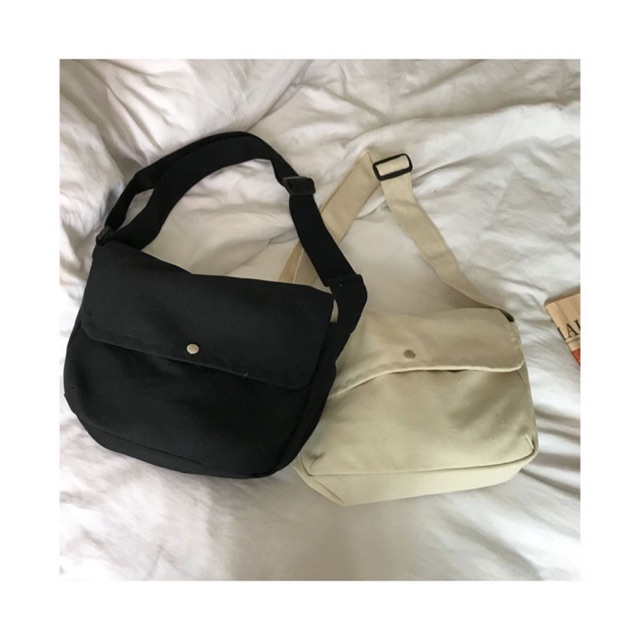 [HÀNG CÓ SẴN] CANVAS BAG UNISEX ULZZANG | WebRaoVat - webraovat.net.vn