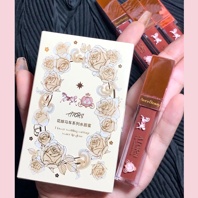Son Kem Bóng ATORS Flower Wedding Carriage Water Lip Gloss