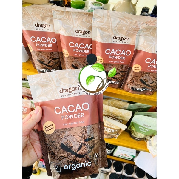 Bột Cacao Hữu Cơ Dragon Superfoods 200g