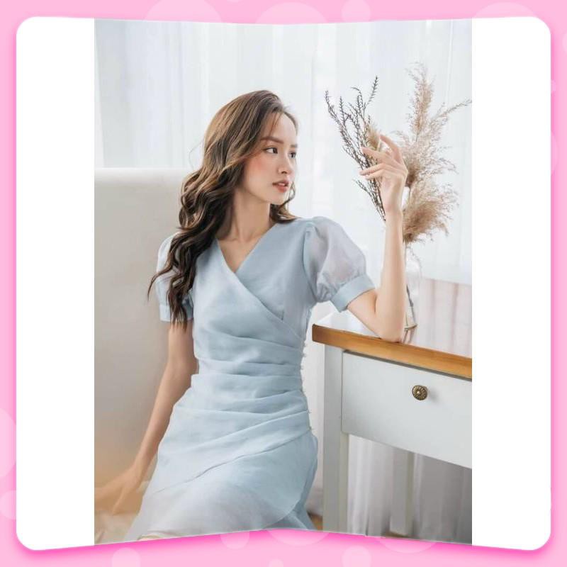 Đầm Nữ, Đầm dự tiệc cổ chéo đính hạt sang trọng [KÈM ẢNH THẬT] V | BigBuy360 - bigbuy360.vn