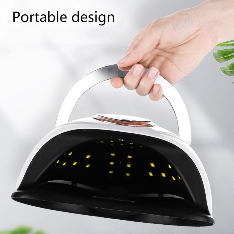 Đèn LED UV 168W Hong Khô Sơn Móng Tay Di Động Kèm Cảm Biến Chuyển Động
