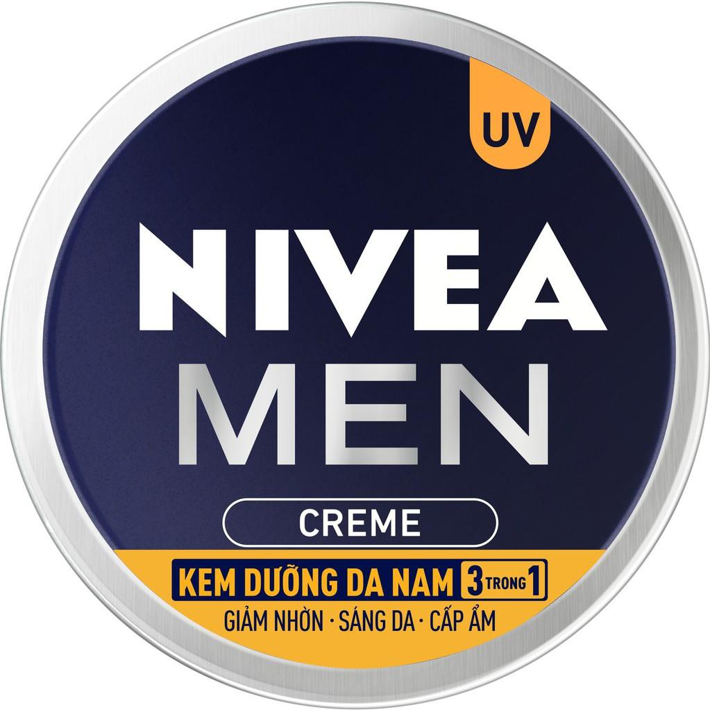 -Kem dưỡng da nam Nivea Men Creme 3 trong 1 30ml.