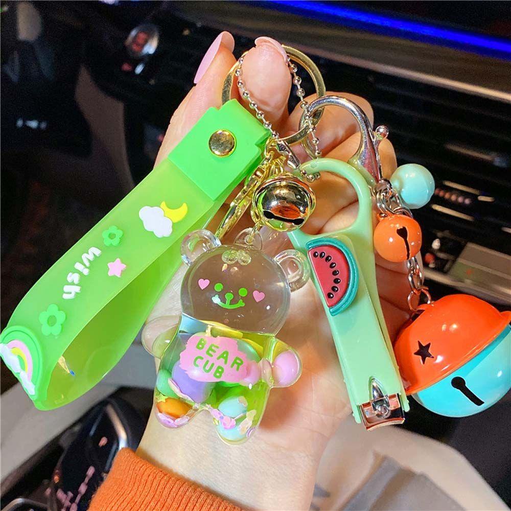 Móc Khóa Hình Gấu Chubby Dễ Thương Sáng Tạo