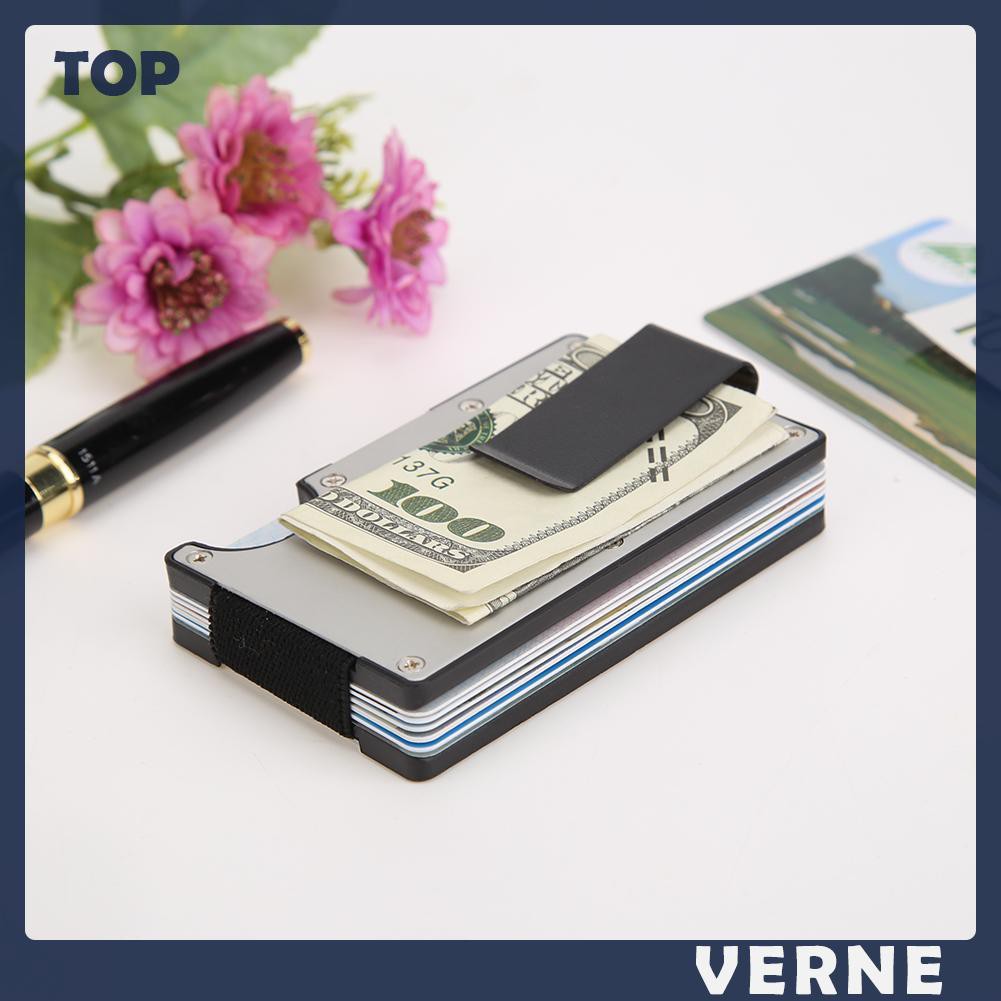 (Hàng Mới Về) Kẹp Inox Giữ Thẻ / Tiền Mặt Tiện Dụng