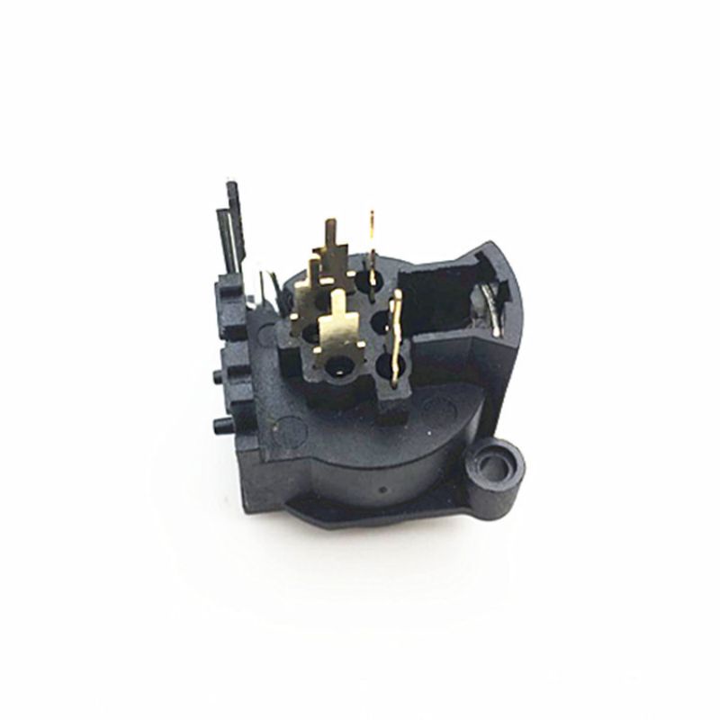 Đầu jack rắc cắm Canon 5P 5 chân đực nối dây cái bắt vỏ máy