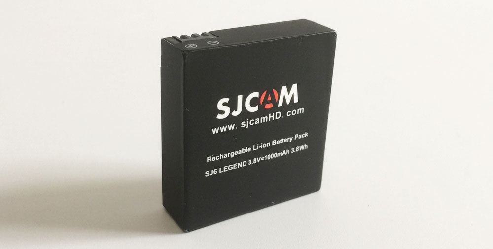 Bộ 2 Pin Sạc Li-Ion Sjcam Sj6 Legend 3.8v 1000mah 3.8wh