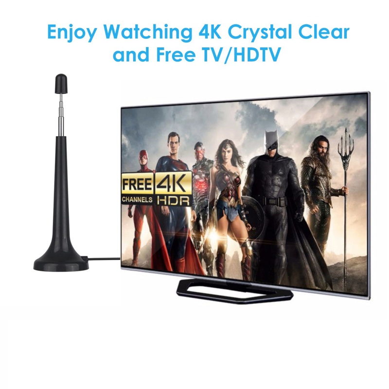 Ăng Ten TV Kỹ Thuật Số Khuếch Đại Tín Hiệu FM / HDTV