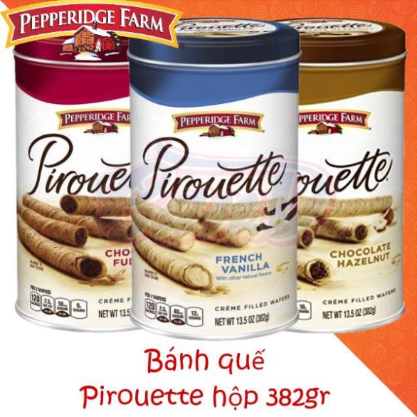 (3 vị) Bánh quế Pirouette hộp 382gr