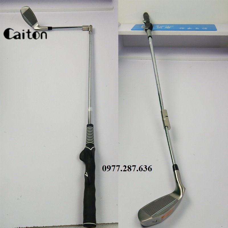 Gậy tập golf swing số 7 cách cầm tay nắm chỉnh tư thế lưng Caiton GS008