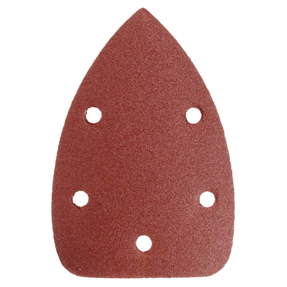Set 30 giấy nhám hình tam giác 5 lỗ 140mm 60-120 Grit