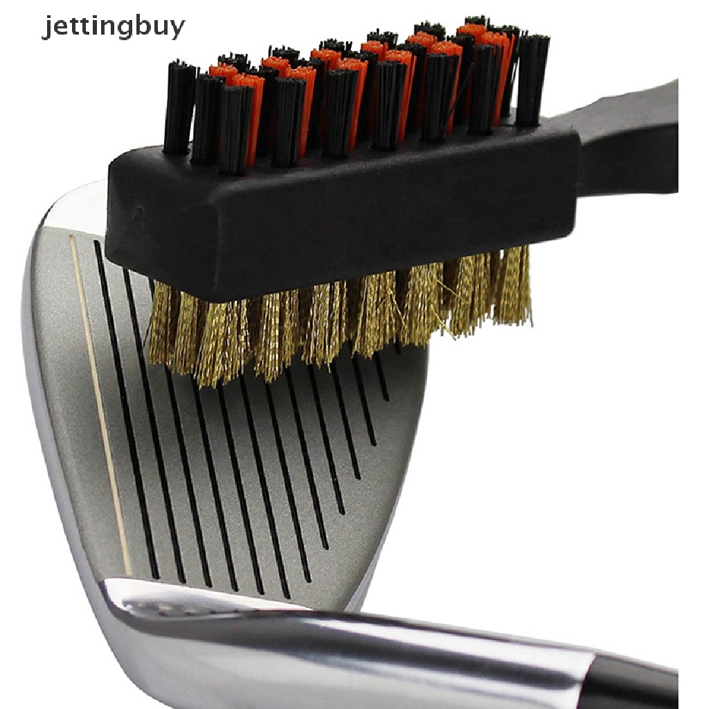 Bàn chải JETTING 2 mặt bằng nylon làm sạch gậy đánh golf