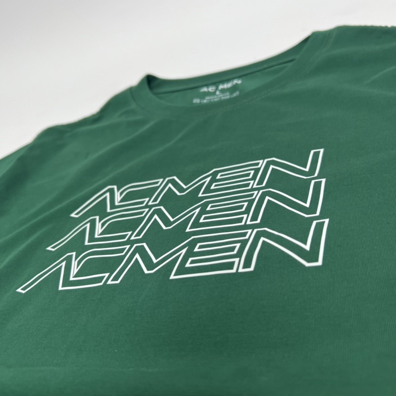 Áo thun nam in hình AC MEN chất liệu cotton cao cấp, áo phông nam cổ tròn