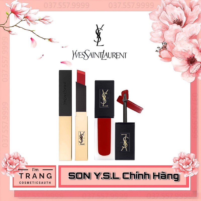 Son YSL Velvet Cream 2020, YSL Water Stain, Son Kem YSL Full Box