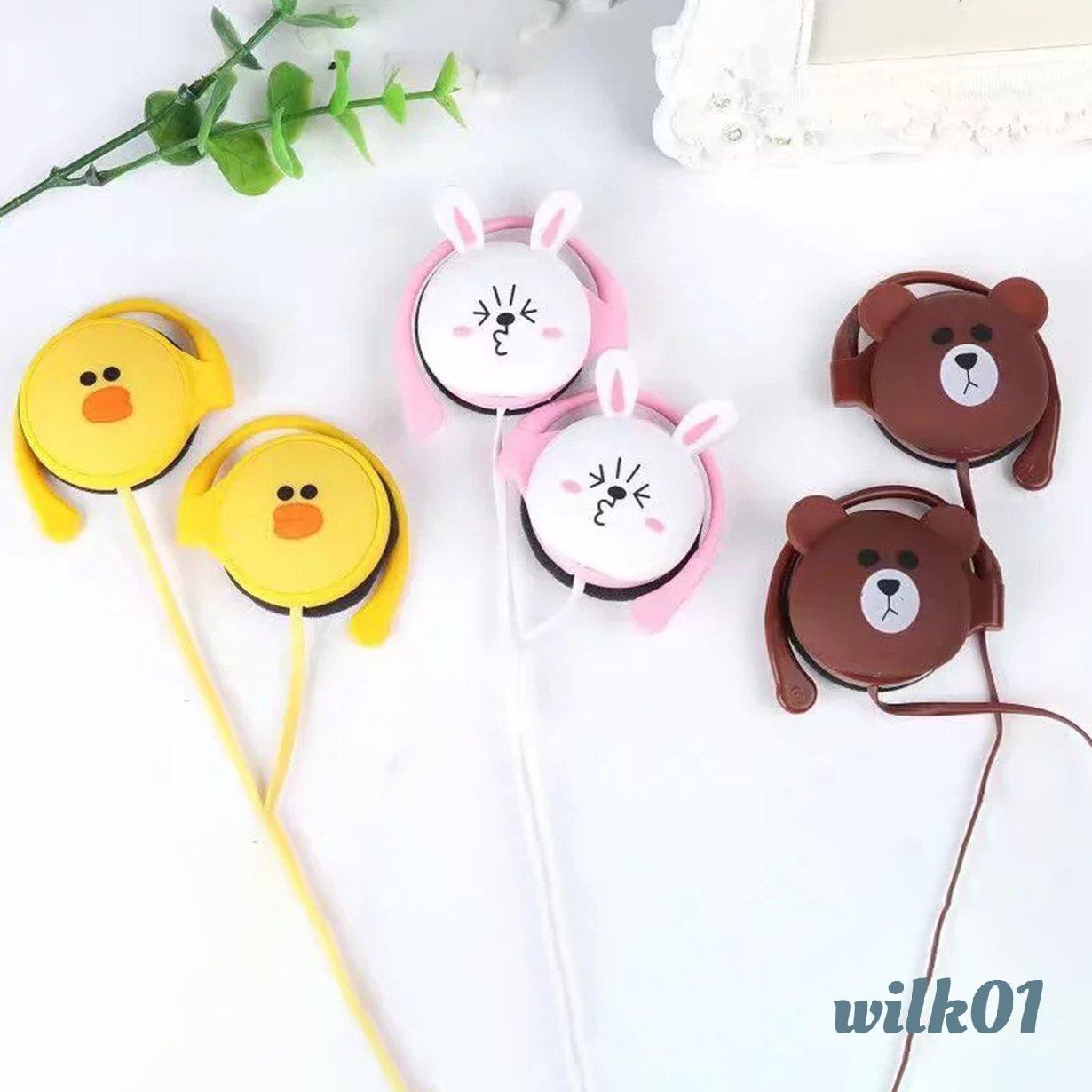 Tai Nghe Nhét Tai 3.5mm Họa Tiết Hoạt Hình Cho Điện Thoại Wilk01 | BigBuy360 - bigbuy360.vn