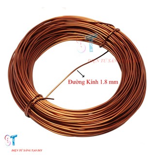 Dây đồng quấn động cơ, biến áp 1.8mm cuộn 100g