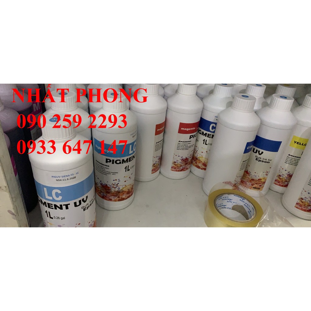 Mực Pigment UV Epson MEDIA - BỘ 6 CHAI