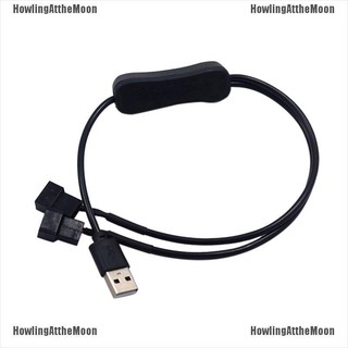 Dây chuyển đổi USB sang đầu nối công tắc 4-Pin 2 chiều cho quạt 5 V
