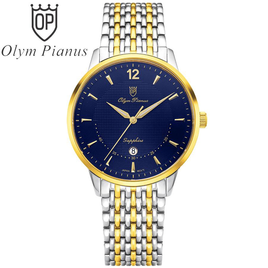 Đồng hồ nam dây kim loại Olym Pianus OP5709 OP5709MSK xanh