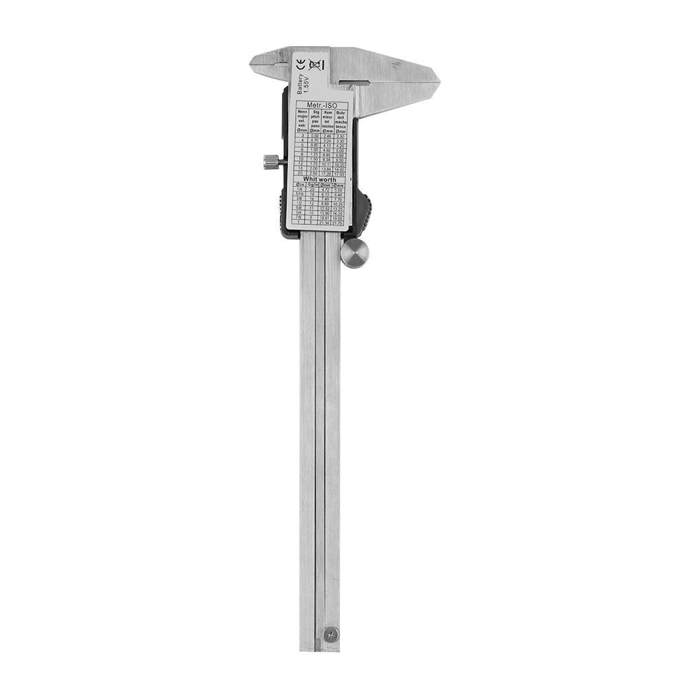 MUVAKO Thước Đo Điện Tử 150mm / 6inch Bằng Thép Không Gỉ