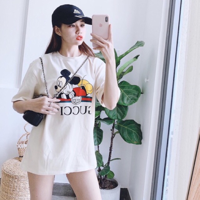Áo pull form dài giấu quần micky cực cute