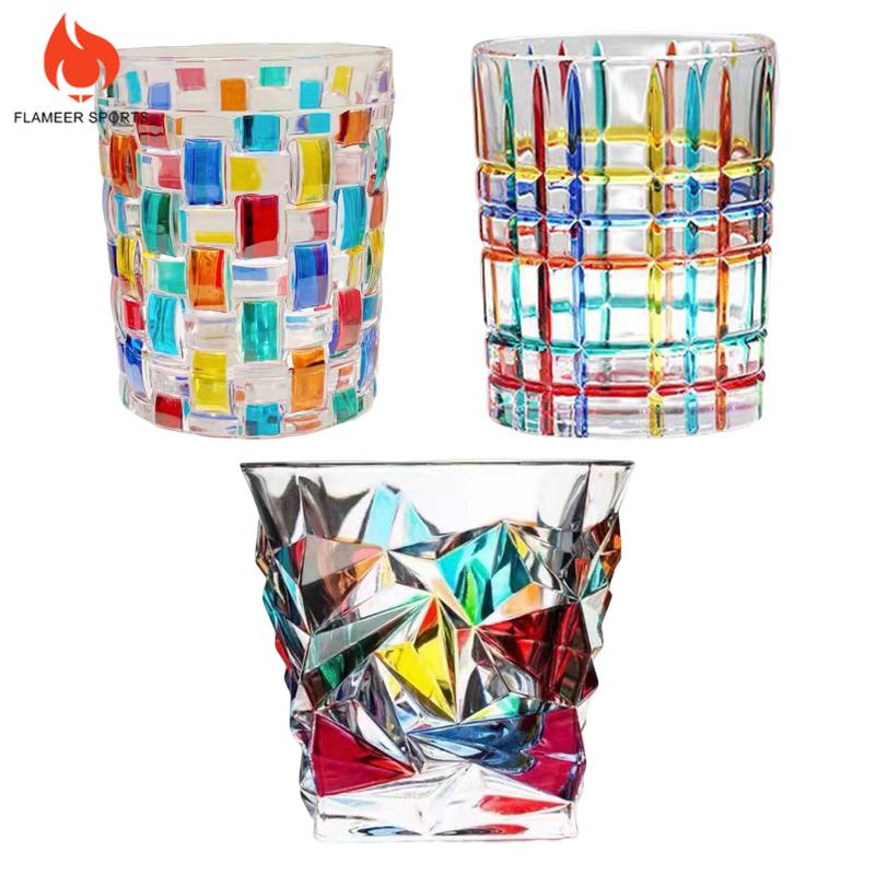 Cốc Thủy Tinh Uống Trà / Cà Phê Nhiều Màu Sắc Lzdzlx1 Dành Cho Gia Đình / Quán Bar