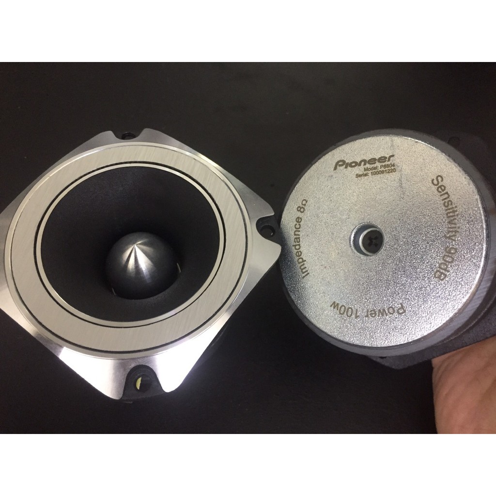 loa treble Pioner P8804 mặt kim loại nguyên khối bổ sung dàn karaoke hoàn hảo
