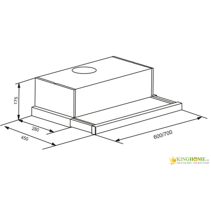 [ HÀNG CHÍNH HÃNG ] Máy hút mùi Faster SYP 6003, máy hút mùi âm tủ 60cm - (Điều khiển cảm ứng)-Bảo hành 24thang