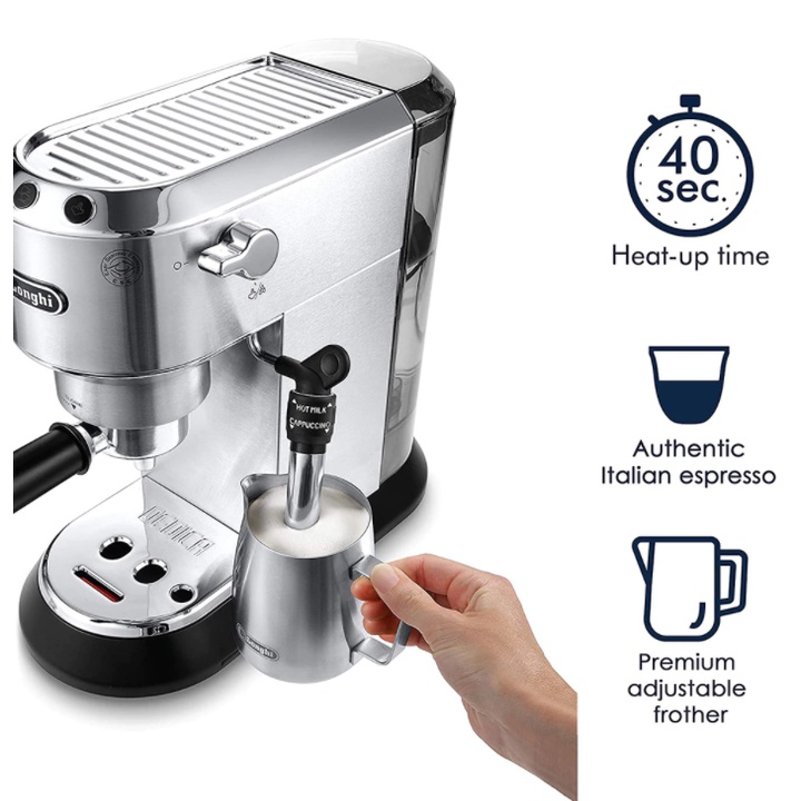 Máy pha cà phê Delonghi EC685.M, công suất 1300W, dung tích 1.1 lít, áp lực bơm 15 bar, hàng chính hãng bảo hành 12 táng