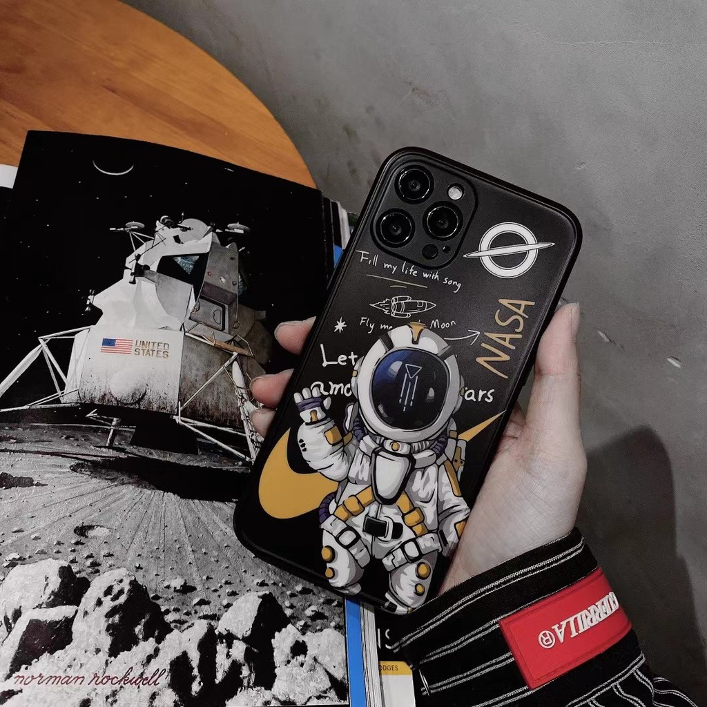 NASA Ốp Lưng Chống Sốc Thời Trang Cho Iphone12 / 12pro Max /12mini/ 11promax/11pro/7plus / Xs Max / X Ốp iphone Chống trầy Bao da Iphone | BigBuy360 - bigbuy360.vn