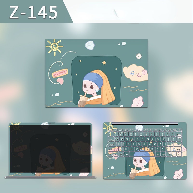 Miếng Dán PVC 3 Mặt Bảo Vệ Toàn Diện Cho Laptop HUAWEI Matebook D14/D15