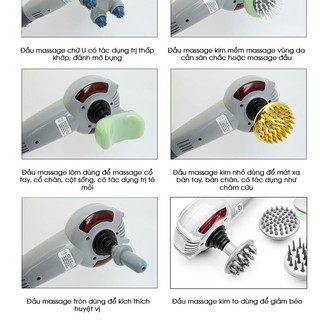 Máy massage cầm tay 7 đầu Magic King Massager